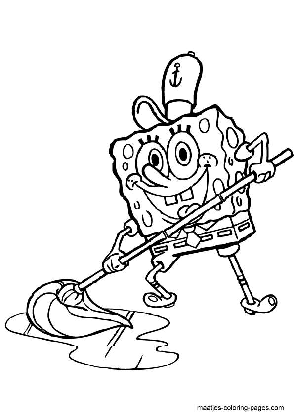 Sponge Bob kolorowanki
